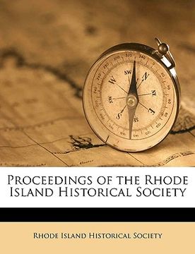 portada proceedings of the rhode island historical society volume 10 (in English)