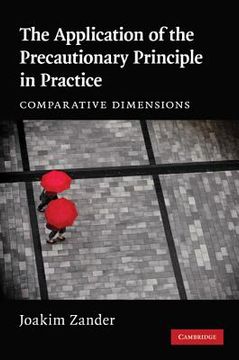 portada the application of the precautionary principle in practice