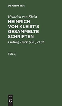 portada Heinrich von Kleist's Gesammelte Schriften (en Alemán)