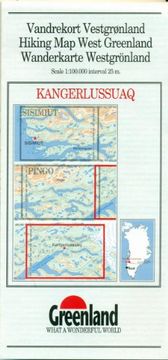 portada Kangerlussuaq Greenland Hiking map (en Inglés)