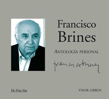 portada Antología Personal: Poemas Recitados por Francisco Brines (de Viva Voz)