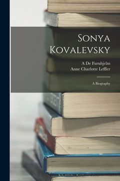 portada Sonya Kovalevsky: A Biography (en Inglés)