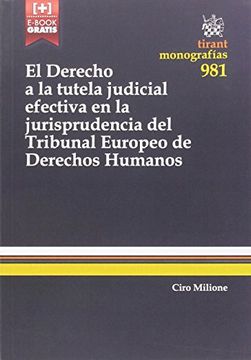 portada El Derecho a la Tutela Judicial Efectiva en la Jurisprudencia del Tribunal Europeo de Derechos Humanos (Monografías)