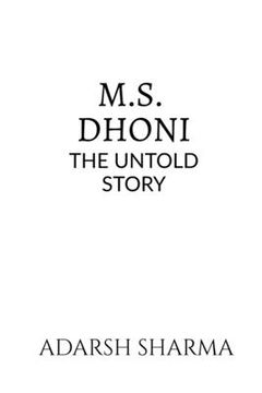 portada M.S. Dhoni -The Untold Story