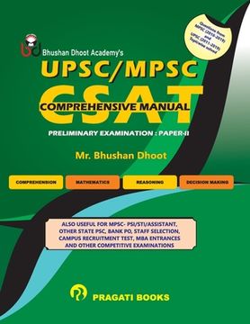 portada Upsc/Mpsc Csat Comprehensive Manual (en Inglés)