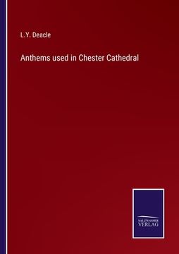 portada Anthems used in Chester Cathedral (en Inglés)
