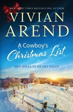 portada A Cowboy'S Christmas List: 4 (Holidays in Heart Falls) (en Inglés)