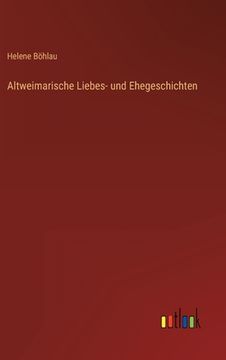 portada Altweimarische Liebes- und Ehegeschichten 