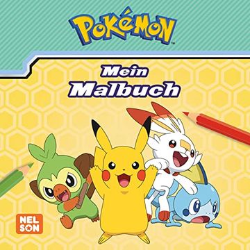 portada Maxi-Mini 136: Pokémon: Mein Malbuch (Nelson Maxi-Mini)