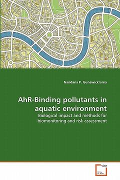 portada ahr-binding pollutants in aquatic environment (en Inglés)