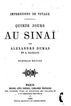 portada Impressions de voyage, Quinze jours au Sinai (in French)