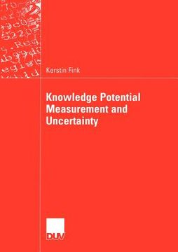 portada knowledge potential measurement and uncertainty (en Inglés)