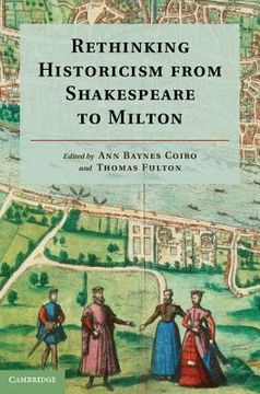 portada rethinking historicism from shakespeare to milton (en Inglés)
