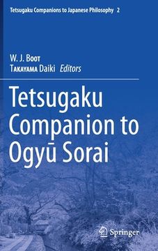 portada Tetsugaku Companion to Ogyu Sorai