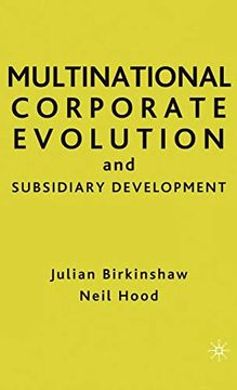 portada Multinational Corporate Evolution and Subsidiary Development (Singular Audiology Text) (in English)