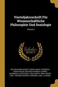 portada Vierteljahrsschrift für Wissenschaftliche Philosophie und Soziologie; Volume 2 