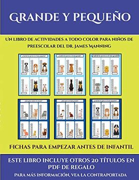 portada Fichas Para Empezar Antes de Infantil (Grande y Pequeño): Este Libro Contiene 30 Fichas con Actividades a Todo Color Para Niños de 4 a 5 Años