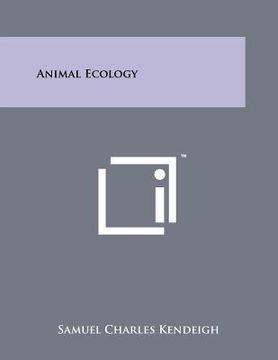 portada animal ecology (en Inglés)