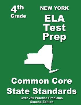 portada New York 4th Grade ELA Test Prep: Common Core Learning Standards (in English)