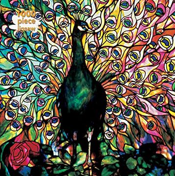 portada Adult Jigsaw Puzzle Louis Comfort Tiffany: Displaying Peacock: 1000-Piece Jigsaw Puzzles (en Inglés)