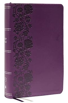 portada Kjv, Personal Size Large Print Single-Column Reference Bible, Leathersoft, Purple, red Letter, Thumb Indexed, Comfort Print: Holy Bible, King James Version (en Inglés)