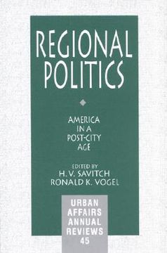 portada regional politics: america in a post-city age (en Inglés)