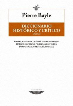 portada Diccionario Historico y Critico (in Spanish)