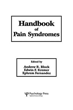 portada Handbook of Pain Syndromes