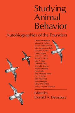 portada Studying Animal Behavior: Autobiographies of the Founders (in English)