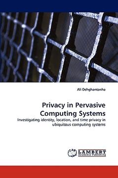 portada privacy in pervasive computing systems (en Inglés)