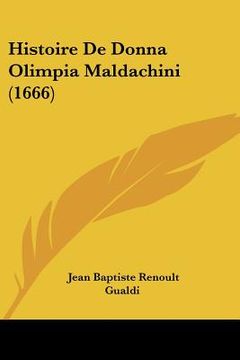 portada Histoire De Donna Olimpia Maldachini (1666) (en Francés)