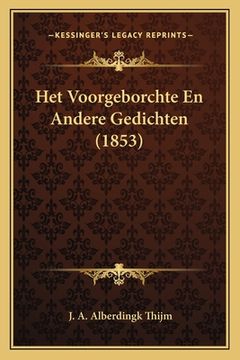 portada Het Voorgeborchte En Andere Gedichten (1853)