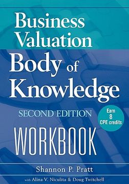 portada business valuation body of knowledge, second edition (en Inglés)
