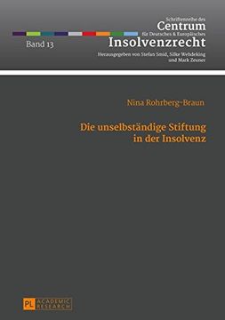 portada Die Unselbständige Stiftung in der Insolvenz. (en Alemán)
