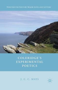 portada Coleridge's Experimental Poetics (en Inglés)