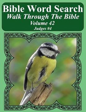 portada Bible Word Search Walk Through The Bible Volume 42: Judges #4 Extra Large Print (en Inglés)