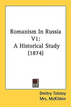 portada romanism in russia v1: a historical study (1874) (in English)