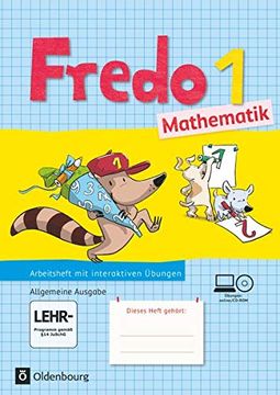 portada Fredo - Mathematik - Ausgabe a für Alle Bundesländer (Außer Bayern) - Neubearbeitung: 1. Schuljahr - Arbeitsheft mit Übungssoftware auf Cd-Rom: Mit Interaktiven Übungen (in German)