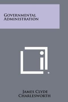 portada governmental administration (en Inglés)