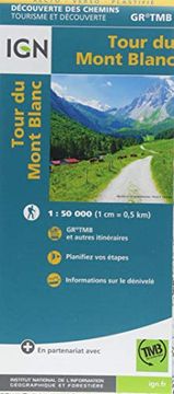 portada Tour du Mont Blanc 1: 50 000