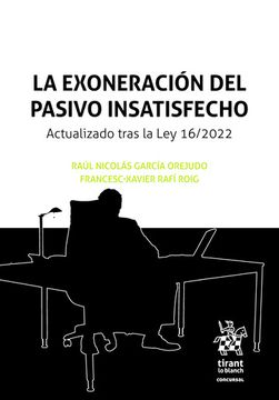 portada La Exoneración del Pasivo Insatisfecho (in Spanish)