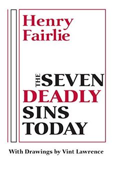 portada The Seven Deadly Sins Today (en Inglés)