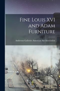 portada Fine Louis XVI and Adam Furniture (en Inglés)