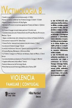 portada Victimología 8: Violencia Familiar - Conyugal