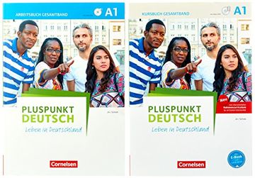 portada Pluspunkt Deutsch - Leben in Deutschland - Allgemeine Ausgabe: A1: Gesamtband - Arbeitsbuch und Kursbuch: 120555-3 und 120763-2 im Paket (en Alemán)