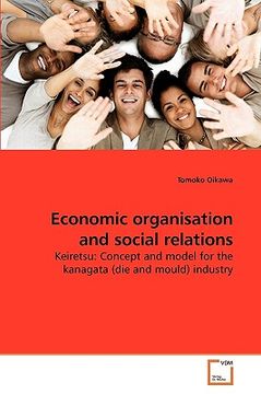 portada economic organisation and social relations (en Inglés)