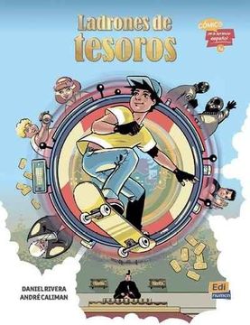 portada Cómics Para Aprender Español A1/A2 Ladrones de Tesoros (in English)