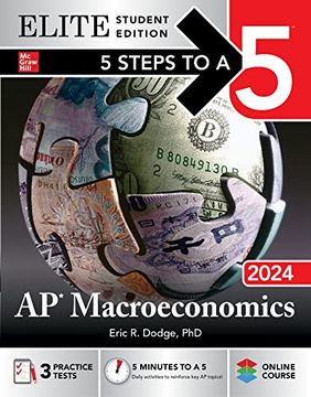 portada 5 Steps to a 5: Ap Macroeconomics 2024 Elite Student Edition (in English)