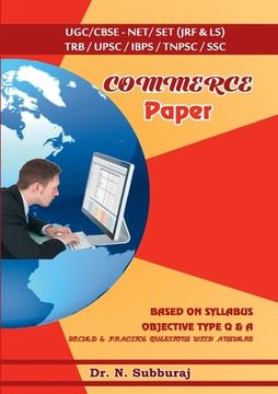 portada Commerce Paper II & III - UGC/CBSE-NET/SET (JRF & LS) TRB/UPSC/IBPS/TNPSC/SSC (en Inglés)
