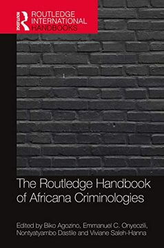 portada The Routledge Handbook of Africana Criminologies (Routledge International Handbooks) (in English)